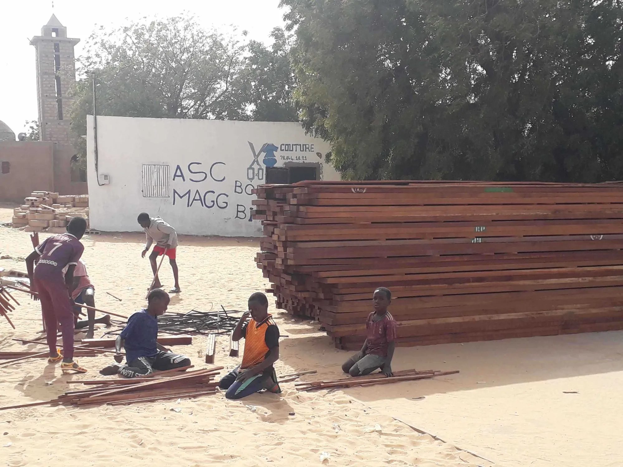 Des nouvelles du chantier de la halle de marché de Lompoul avec ASTER, Architectes sans territoire, photo 5